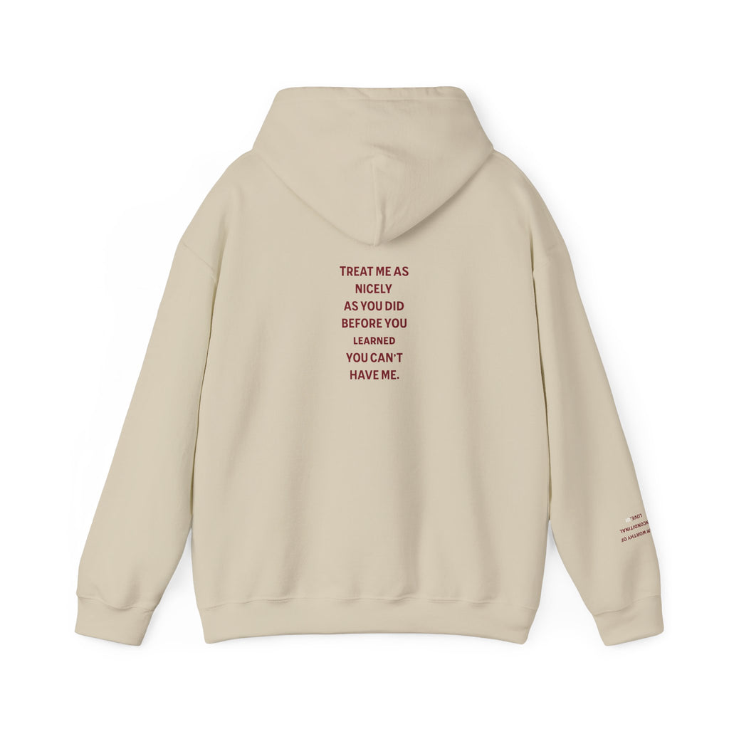 Comfy "Treat Me Nice" Hoodie